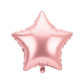 Stervormige Folieballon Roze 45cm